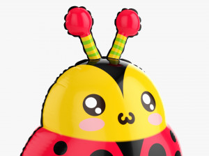 Decoration Foil Balloon 13 Ladybird Modèle 3D