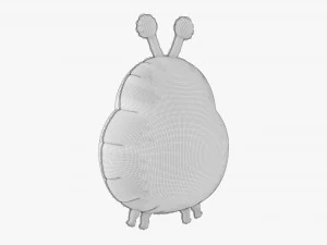 Decoration Foil Balloon 13 Ladybird 3D Model