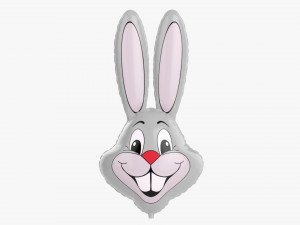 Decoration Foil Balloon 14 Rabbit 3D Model