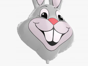 Decoration Foil Balloon 14 Rabbit 3D Model