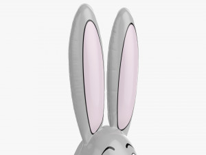 Decoration Foil Balloon 14 Rabbit 3D 模型