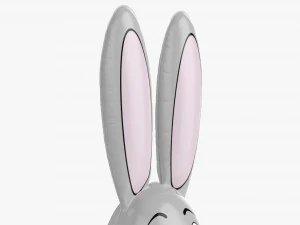Decoration Foil Balloon 14 Rabbit 3D Model