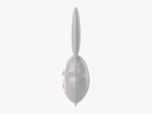 Decoration Foil Balloon 14 Rabbit 3D Model