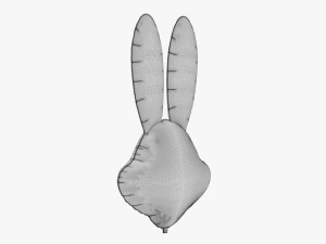Decoration Foil Balloon 14 Rabbit 3D Model