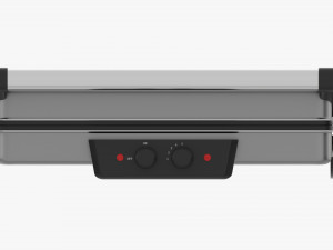 Electric Tabletop Grill Close 3D Model