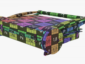 Grelha el&eacute;trica de mesa fechada Modelo 3D