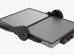 卓上電気グリル オープン 3Dモデル