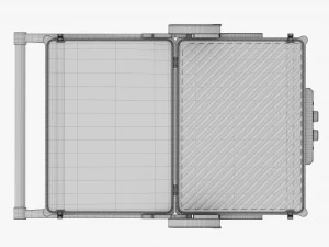 卓上電気グリル オープン 3Dモデル