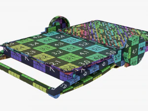 卓上電気グリル オープン 3Dモデル