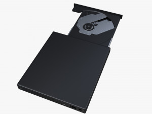External Dvd Usb Drive 3D Модель