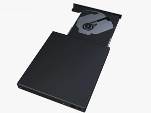 External Dvd Usb Drive 3D Model