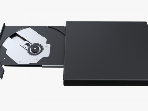 External Dvd Usb Drive 3D Модель