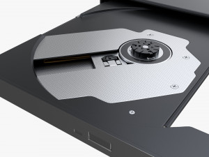External Dvd Usb Drive 3D Модель