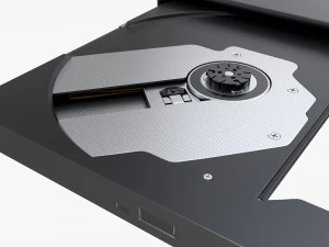 External Dvd Usb Drive 3D Model