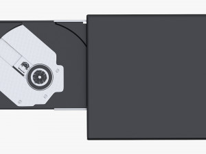 External Dvd Usb Drive 3D Модель