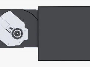 External Dvd Usb Drive 3D Model
