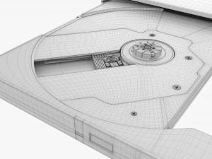 External Dvd Usb Drive 3D Model