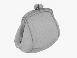 Female Coin Purse 3D Model