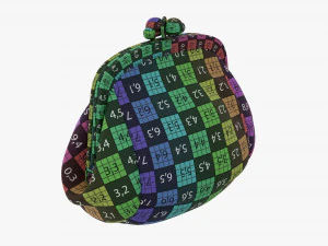 Female Coin Purse 3D Model
