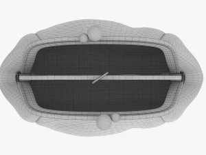 Female Coin Purse Open 3D Model
