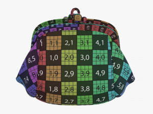 Female Coin Purse Open 3Dモデル