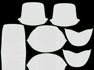 Female Coin Purse Open 3Dモデル