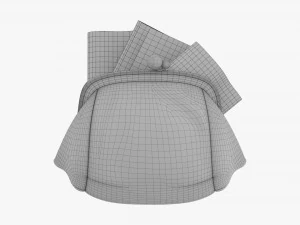 Female Purse With Banknotes 3D Model