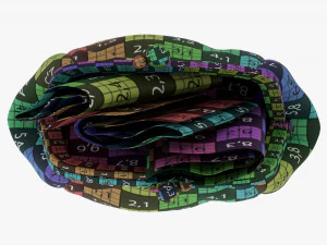 Female Purse With Banknotes 3D Model