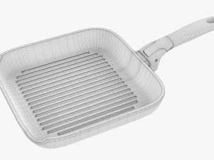 Frying Pan Without Lid 26cm 3D Model