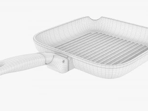 Frying Pan Without Lid 26cm 3D Model