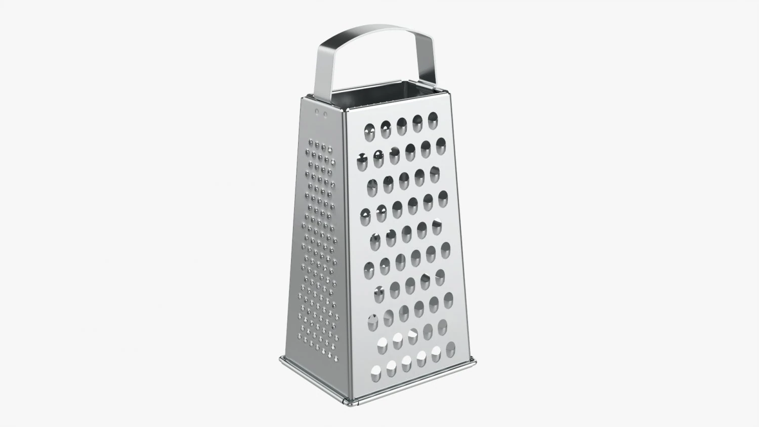 Kitchen Grater 01 3D Model .c4d .max .obj .3ds .fbx .stl .blend