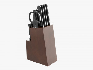 Kitchen Knife Stand Model 3D
