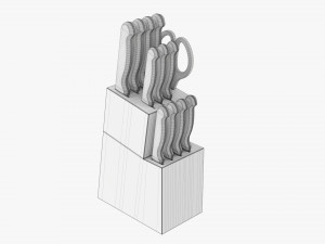 Kitchen Knife Stand Model 3D