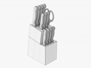 Kitchen Knife Stand 3D Model