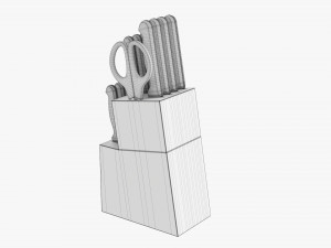 Kitchen Knife Stand Model 3D