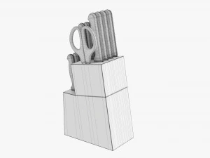 Kitchen Knife Stand 3D Model