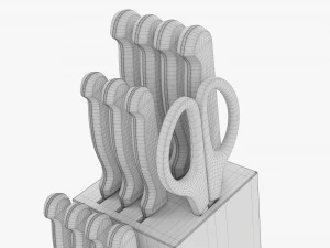 Kitchen Knife Stand 3D Model