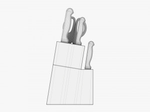 Kitchen Knife Stand Model 3D