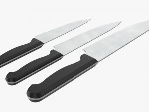Kitchen Knives Various Sizes Modelo 3D