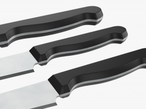 Kitchen Knives Various Sizes Modelo 3D