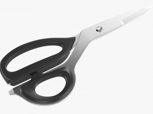 Kitchen Scissors 01 3D Model