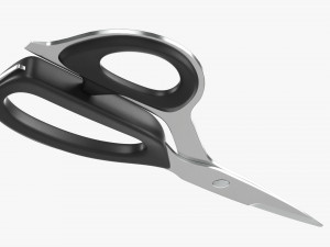 Kitchen Scissors 01 3D Model