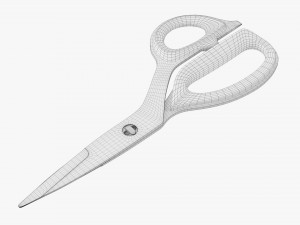Kitchen Scissors 01 3D Model