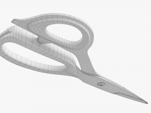 Kitchen Scissors 01 3D Model