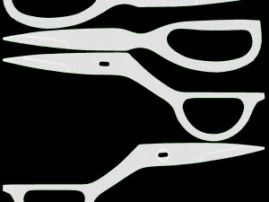 Kitchen Scissors 01 3D Model