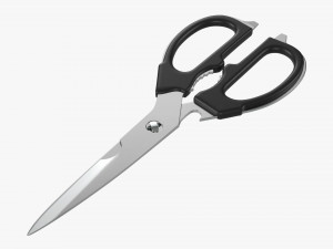Kitchen Scissors 02 Modelo 3D
