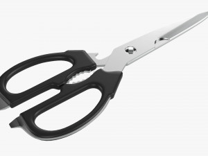 Kitchen Scissors 02 3D 모델