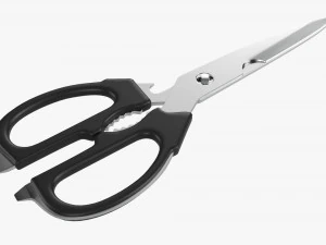Kitchen Scissors 02 3D Model