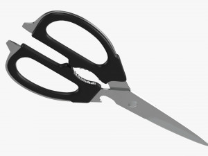 Kitchen Scissors 02 3D 모델