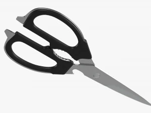 Kitchen Scissors 02 3D Model